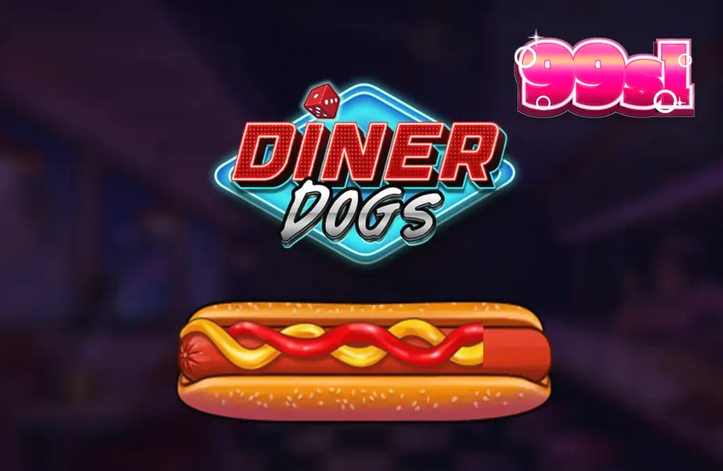 Tampilan visual slot Diner Dogs dengan nuansa noir retro